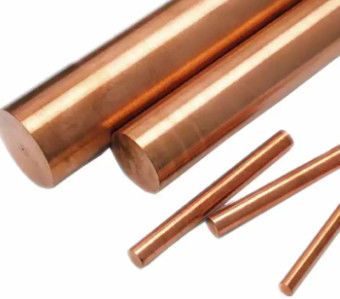 میله مس سخت C10100 C10200 C11000 6mm 8mm 10mm 16mm میله مس جامد