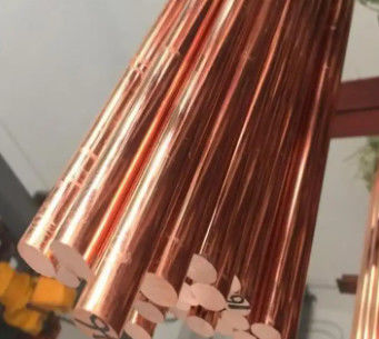 سطح پولیش شده 99.9٪ مس قرمز قطر 10-50mm C11000 میله های مس جامد برای ساخت و ساز