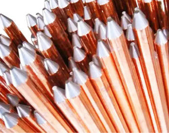 C10100 c11000 c12000 c12200 8-16mm Earth Copper Rod هدايت پذیری بالا برقی