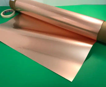 کپسول پنکیک 0.1mm 0.2mm 0.3mm ضخامت مس قرمز 99.9% نوار ورق مس خالص برای برق