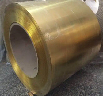 فروش گرم نوار برنجی برنجی C26800 نوار کویل برنجی 0.2mm 0.3mm 0.5mm ضخامت کارخانه مستقیم